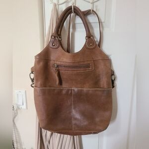 Roots Lauren Bag in Tribe Leather